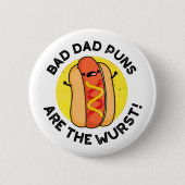 Schlechte Vater sind die Wurst-Funny-Wurst-Puppe Button (Vorderseite)