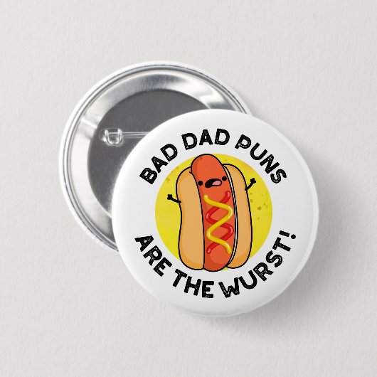 Schlechte Vater sind die Wurst-Funny-Wurst-Puppe Button (Vorne & Hinten)