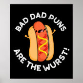 Schlechte Vater sind die Wurst-Funny-Wurst Puppe d Poster (Vorne)