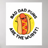 Schlechte Vater sind die Wurst-Funny-Wurst-Puppe Poster (Vorne)