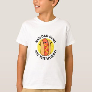 Schlechte Vater sind die Wurst-Funny-Wurst-Puppe T-Shirt