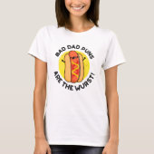 Schlechte Vater sind die Wurst-Funny-Wurst-Puppe T-Shirt (Vorderseite)