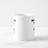 SCHLECHTE VERMERKE = over-GAMME - Wortspiele Kaffeetasse (Mittel)