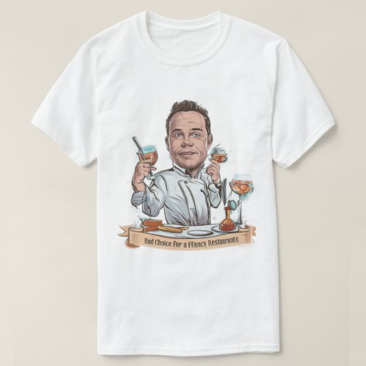 schlechte Wahl für ein extravagantes Shirt (Design vorne)