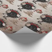 Schlechte Wanze gibt anwesendes Weihnachten Geschenkpapier (Ecke)