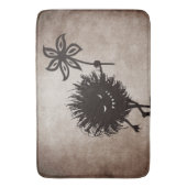 Schlechte Wanze gibt die Vintage Blume Badematte (Vorderseite Vertikal)