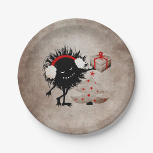 Schlechte Wanze gibt Weihnachtsgeschenk Pappteller