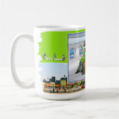 Schlechte Witze | Absurde Situationshumor-Klassike Kaffeetasse (Links)