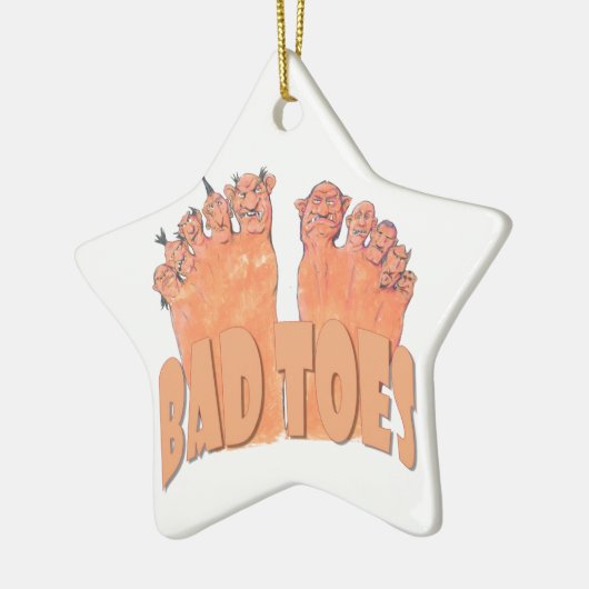 Schlechte Zehen Keramik Ornament (Links)