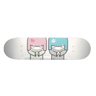 schlechte Zwillinge Skateboard