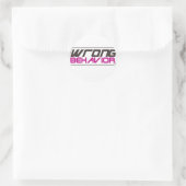 Schlechten Runder Aufkleber (Tasche)