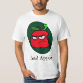 Schlechter Apple-Cartoon T-Shirt (Vorderseite)
