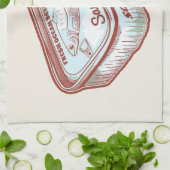 Schlechter Atem, lustige Sardinen Geschirrtuch (Gefaltet)