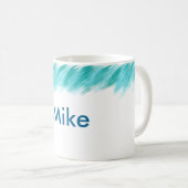 Schlechter, blauer Paint-Job Kaffeetasse (VorderseiteRechts)