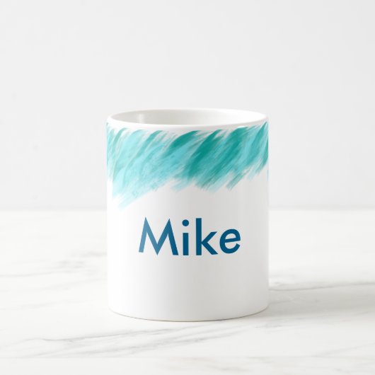 Schlechter, blauer Paint-Job Kaffeetasse (Mittel)