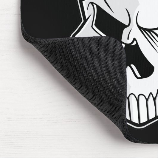 Schlechter blutroter Augapfel-Schädel Mousepad (Ecke)