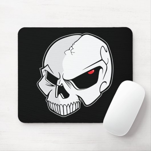 Schlechter blutroter Augapfel-Schädel Mousepad (Mit Mouse)