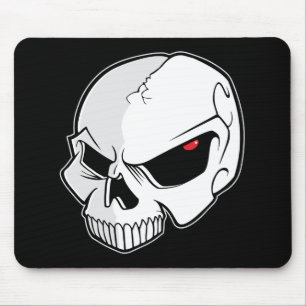 Schlechter blutroter Augapfel-Schädel Mousepad