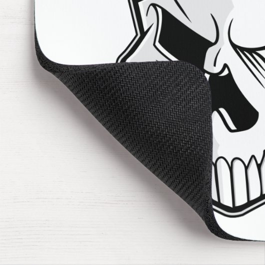 Schlechter blutroter Augapfel-Schädel Mousepad (Ecke)