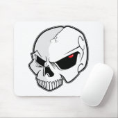 Schlechter blutroter Augapfel-Schädel Mousepad (Mit Mouse)