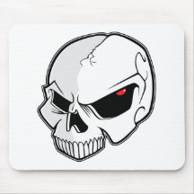 Schlechter blutroter Augapfel-Schädel