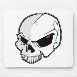 Schlechter blutroter Augapfel-Schädel Mousepad