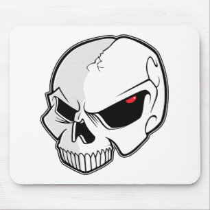 Schlechter blutroter Augapfel-Schädel Mousepad