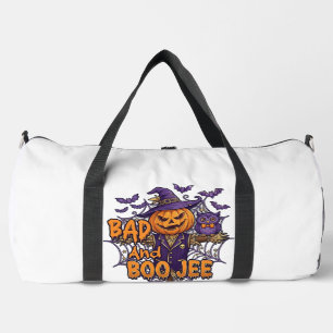 Schlechter Boo Jee Kürbis Vogelscheuche Lila Eule Duffle Bag