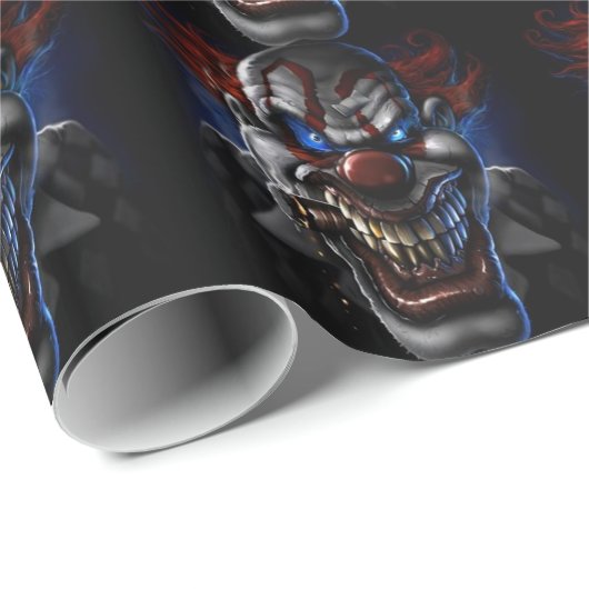 Schlechter Clown und Zigarre Geschenkpapier (Rolleneckpunkt)