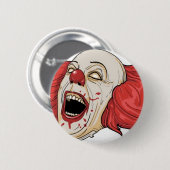 Schlechter Clownentwurf Button (Vorne & Hinten)