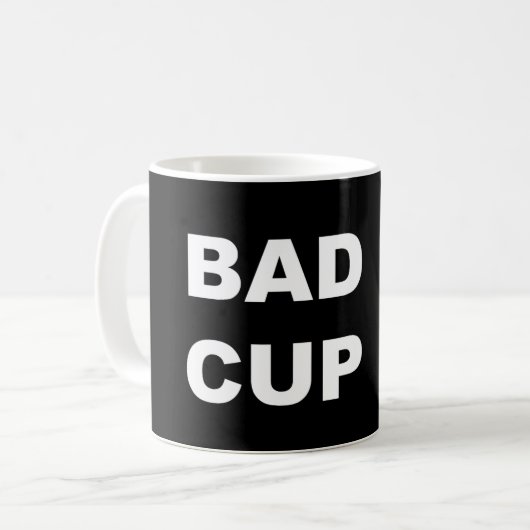 Schlechter Cup Kaffeetasse (Vorderseite Links)