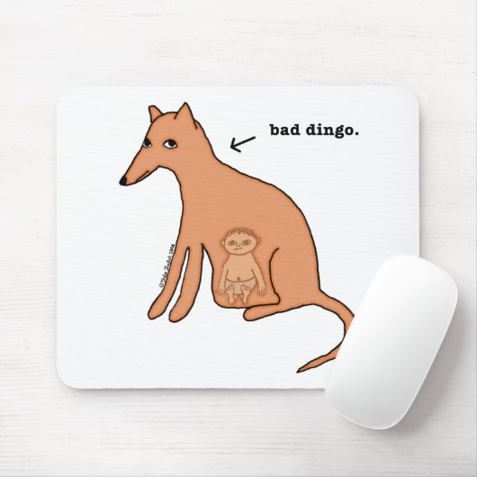 "Schlechter Dingo-" Mausunterlage Mousepad (Mit Mouse)
