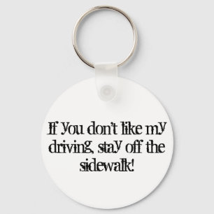 Schlechter Fahrer-Schlüsselanhänger Schlüsselanhänger