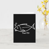 Schlechter Fisch Karte (Gelbe Blume)