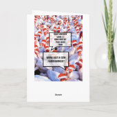 Schlechter Geschmack Türkei Feiertagskarte (Rückseite)