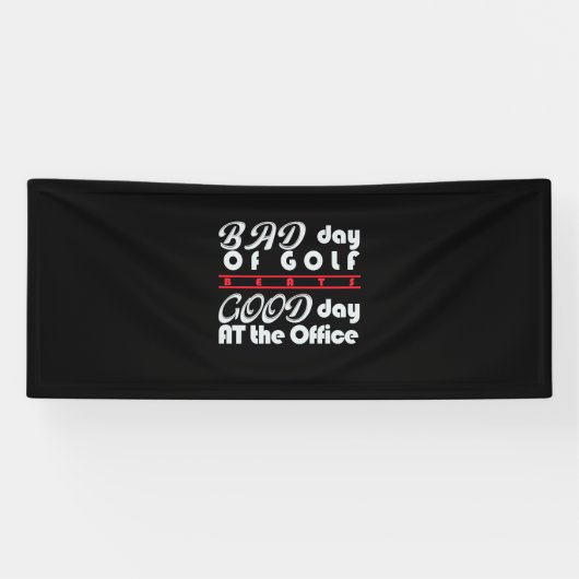 Schlechter Golfer-Tag Banner (Horizontal)