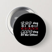 Schlechter Golfer-Tag Button (Vorne & Hinten)