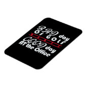 Schlechter Golfer-Tag Magnet (Linke Seite)