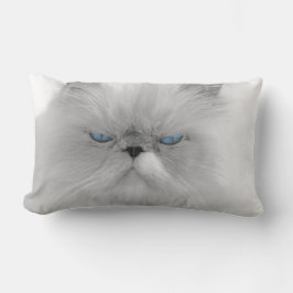 Schlechter Großvater der mürrischen Katze Lendenkissen