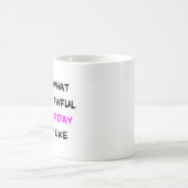 schlechter Haartag Kaffeetasse (Mittel)