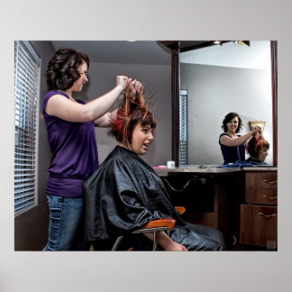 Schlechter Haartag Poster