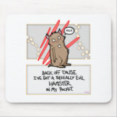 Schlechter Hamster! Mouspad Mousepad (Vorne)