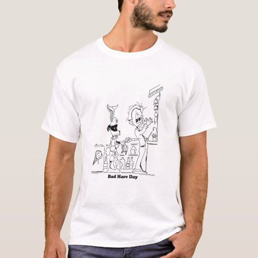 Schlechter Hase-Tag T-Shirt (Vorderseite)