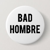 Schlechter Hombre Knopf Button (Vorderseite)