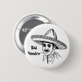 Schlechter Hombre Knopf Button (Vorne & Hinten)