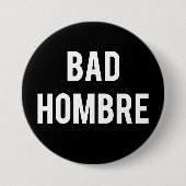 Schlechter Hombre Knopf Button (Vorderseite)