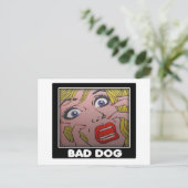 schlechter Hund 2 Postkarte (Stehend Vorderseite)