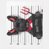 SCHLECHTER HUND FLEECEDECKE (Vorderseite)