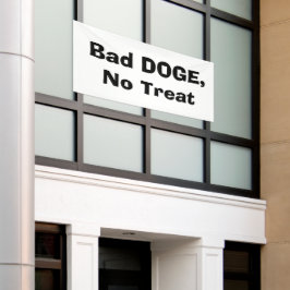 Schlechter Hund, keine Leckerei Banner