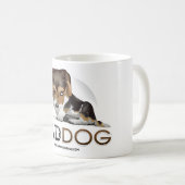 Schlechter Hund, lustiger Hundekaffee u. Tee-Tasse Kaffeetasse (VorderseiteRechts)